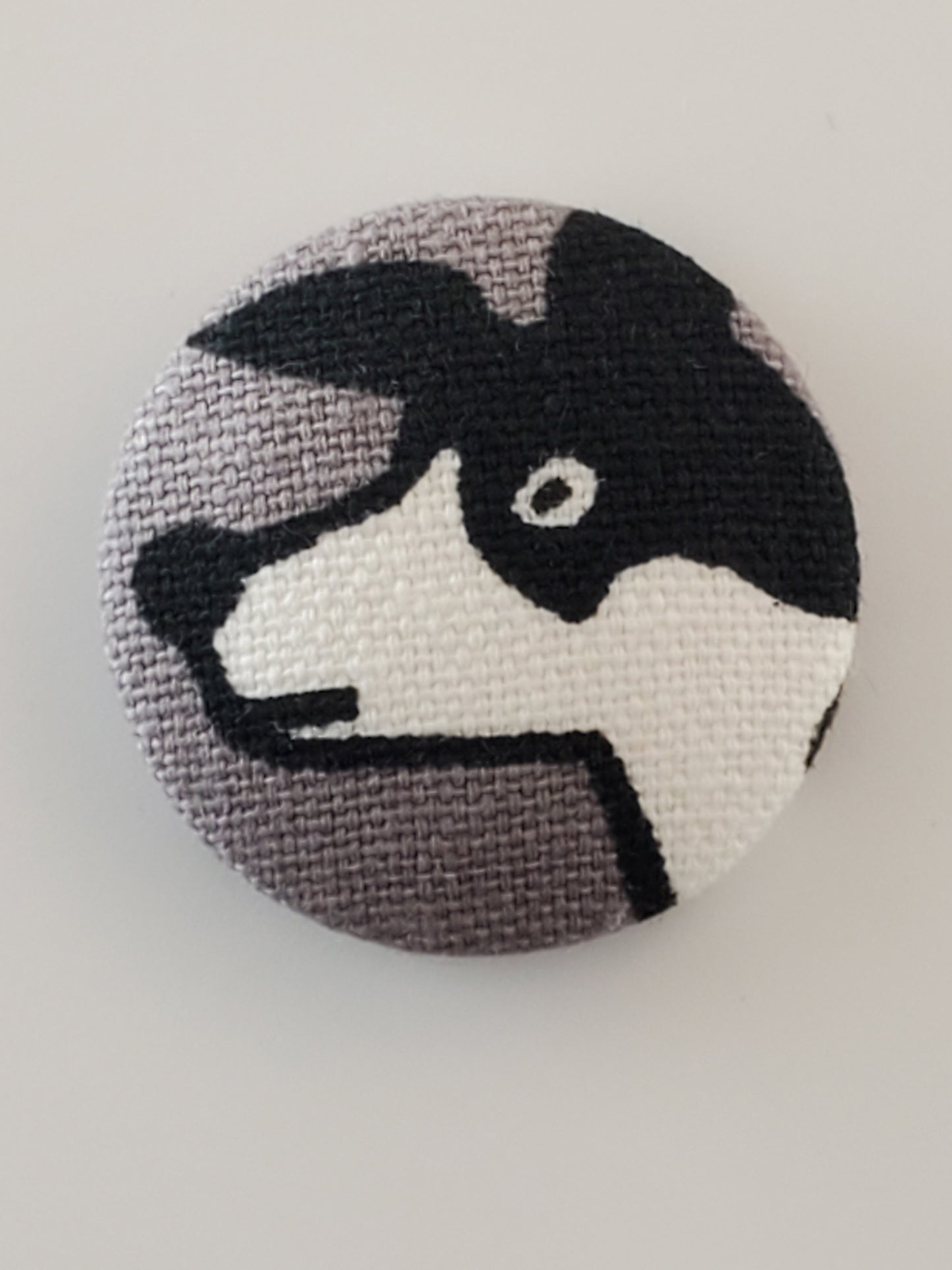 Black and White Dog Magnets
