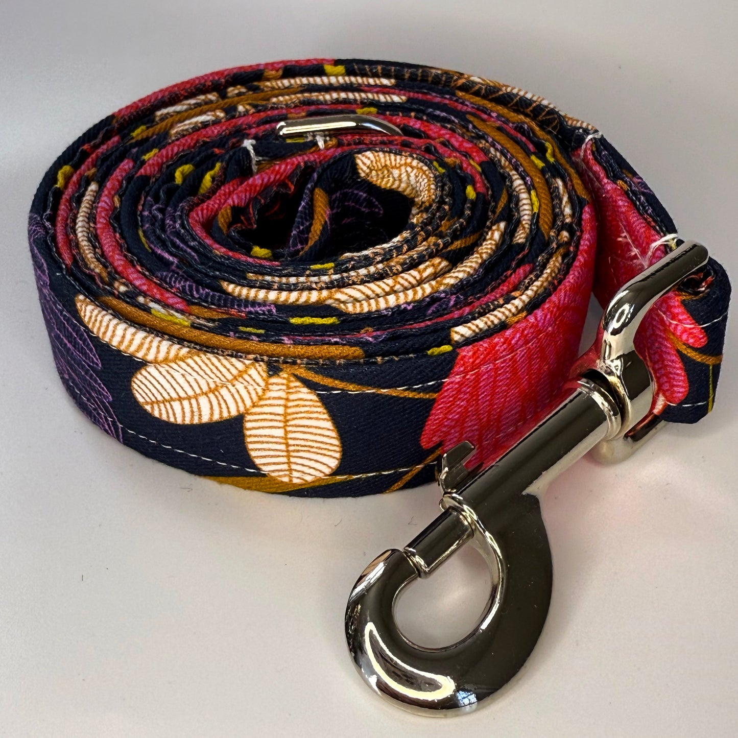 Australian Navy, Pink and Purple Dog Leash