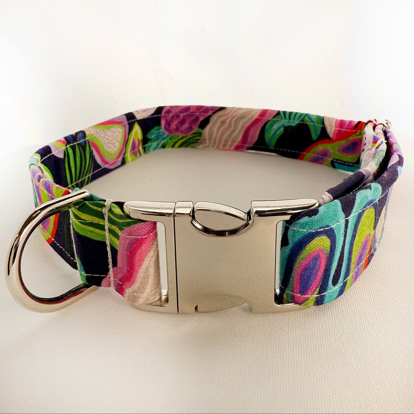 Australian Purple Floral Dog Collar