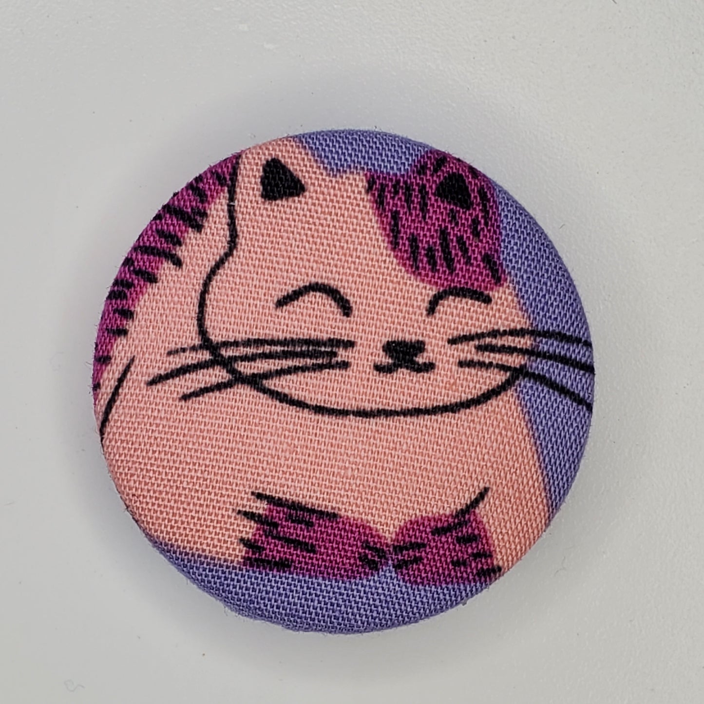 Purple Artistic Meow Magnet Set
