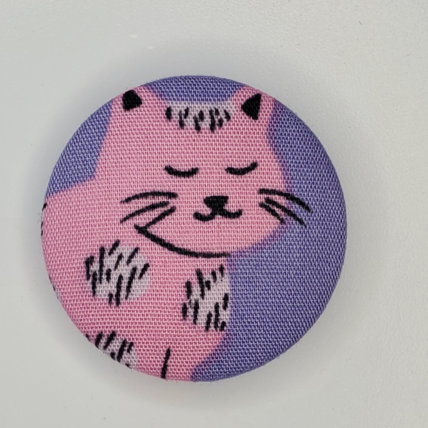 Purple Artistic Meow Magnet Set