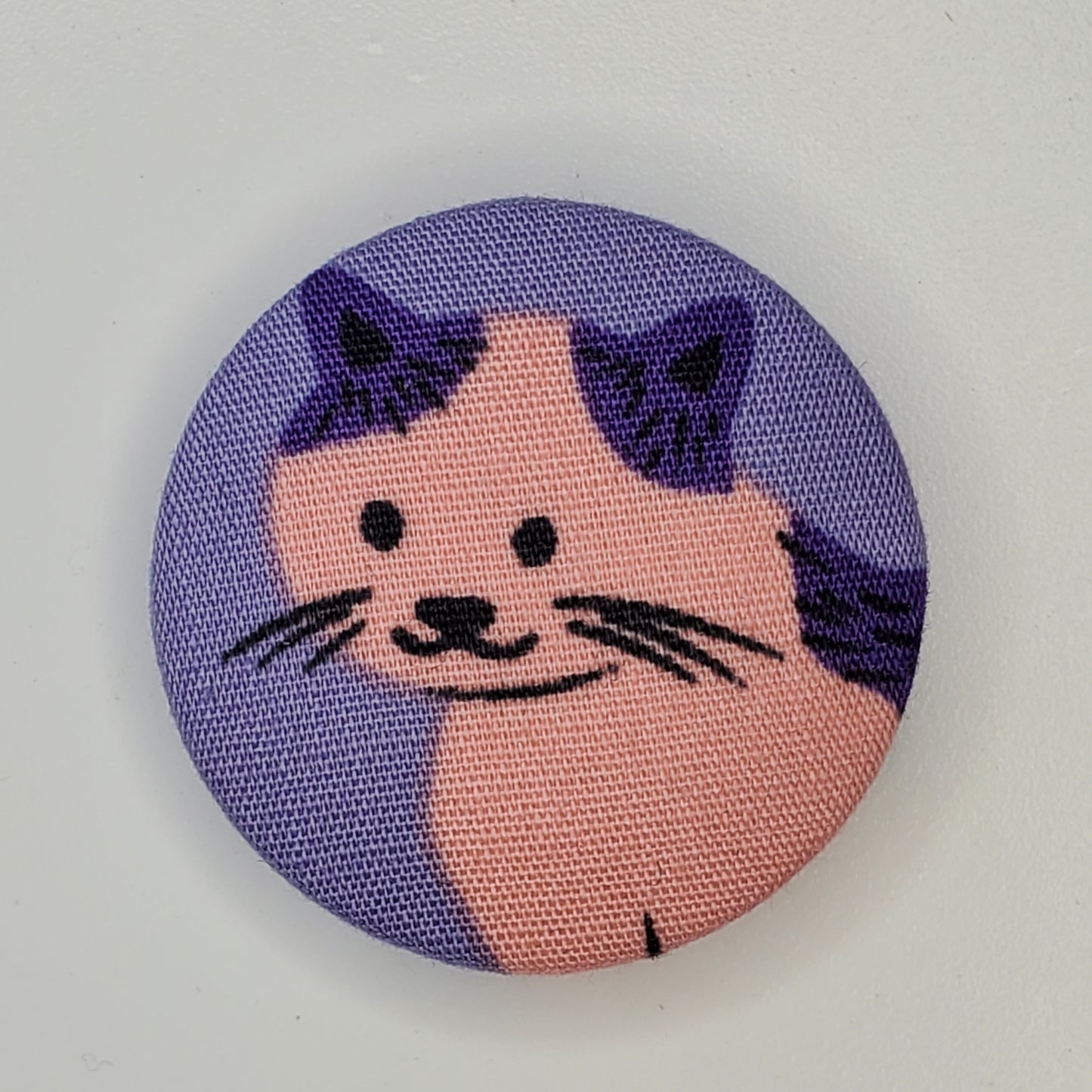Purple Artistic Meow Magnet Set