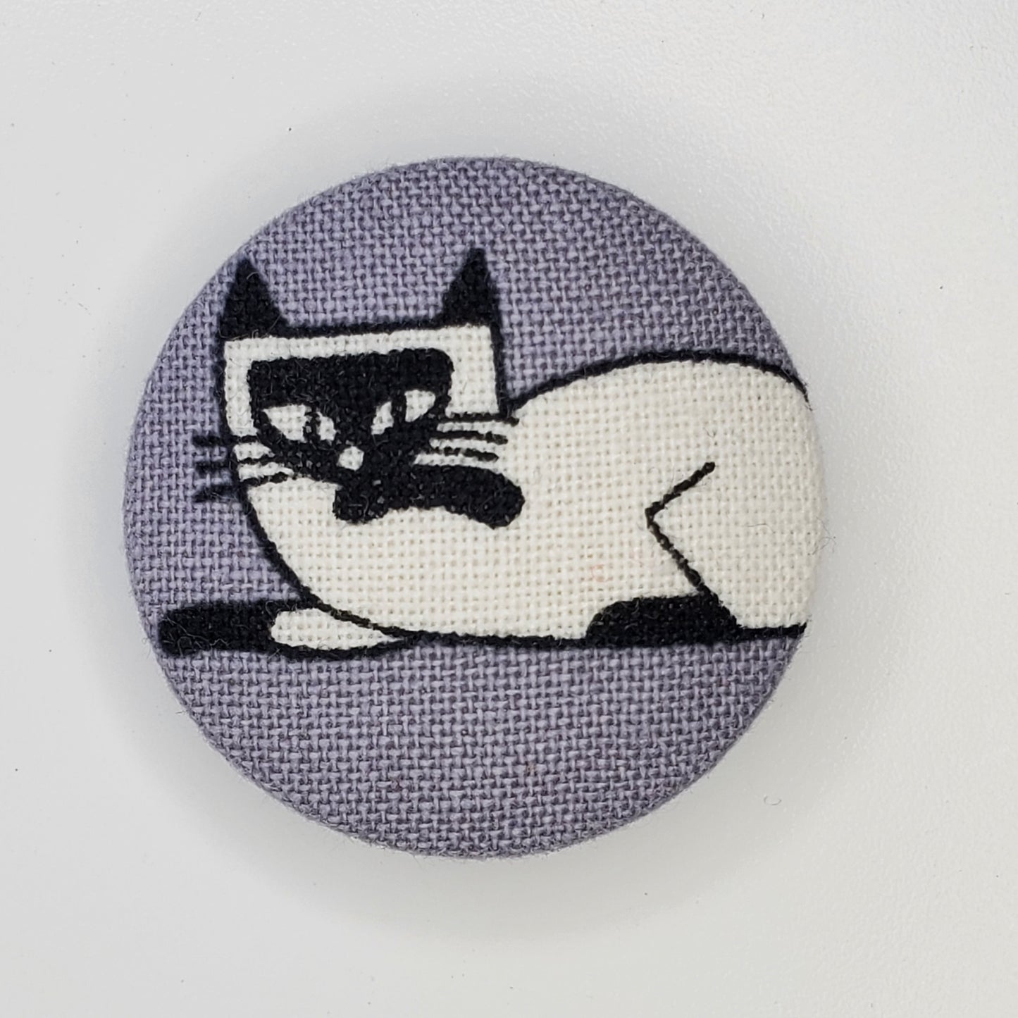 Grey Japanese Meow Magnet Set