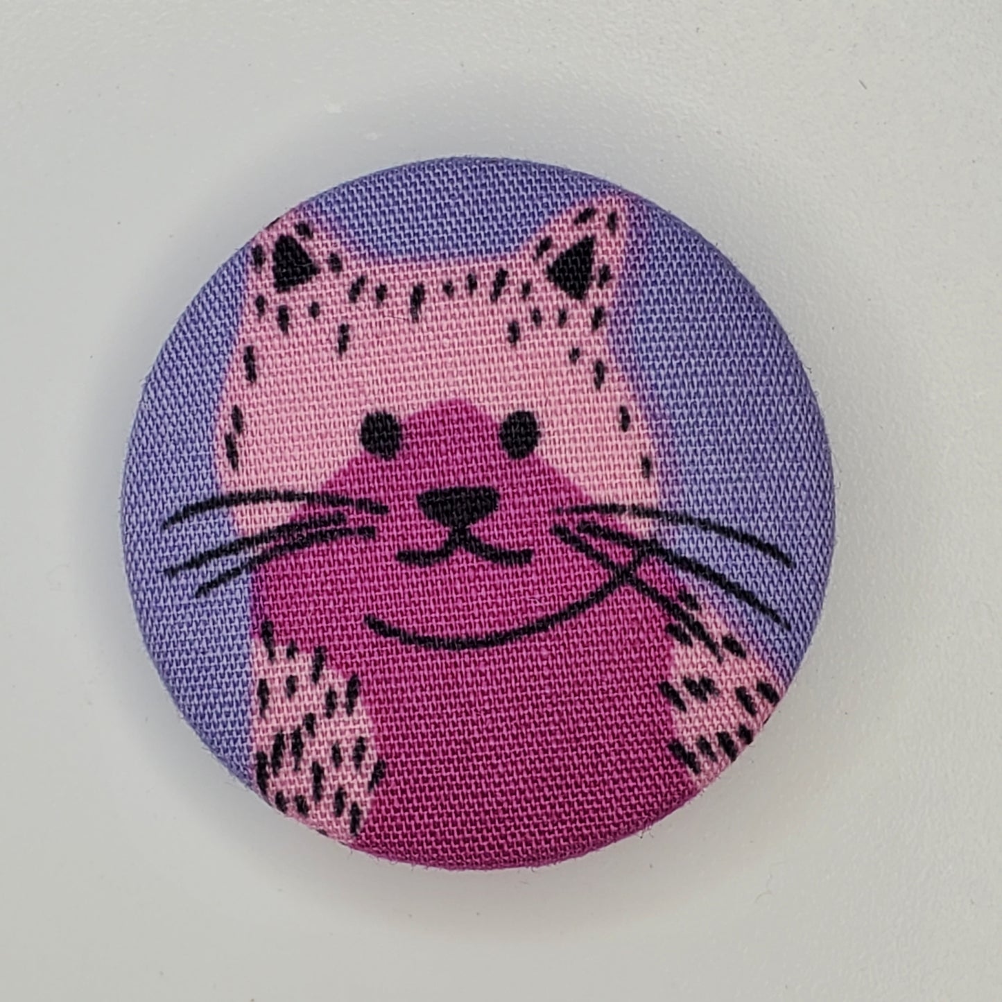 Purple Artistic Meow Magnet Set