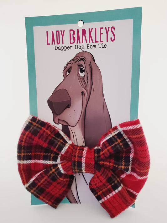 Elegant Red Snuggly Soft Dapper Dog Bow Tie for dogs – Crafted with premium materials.