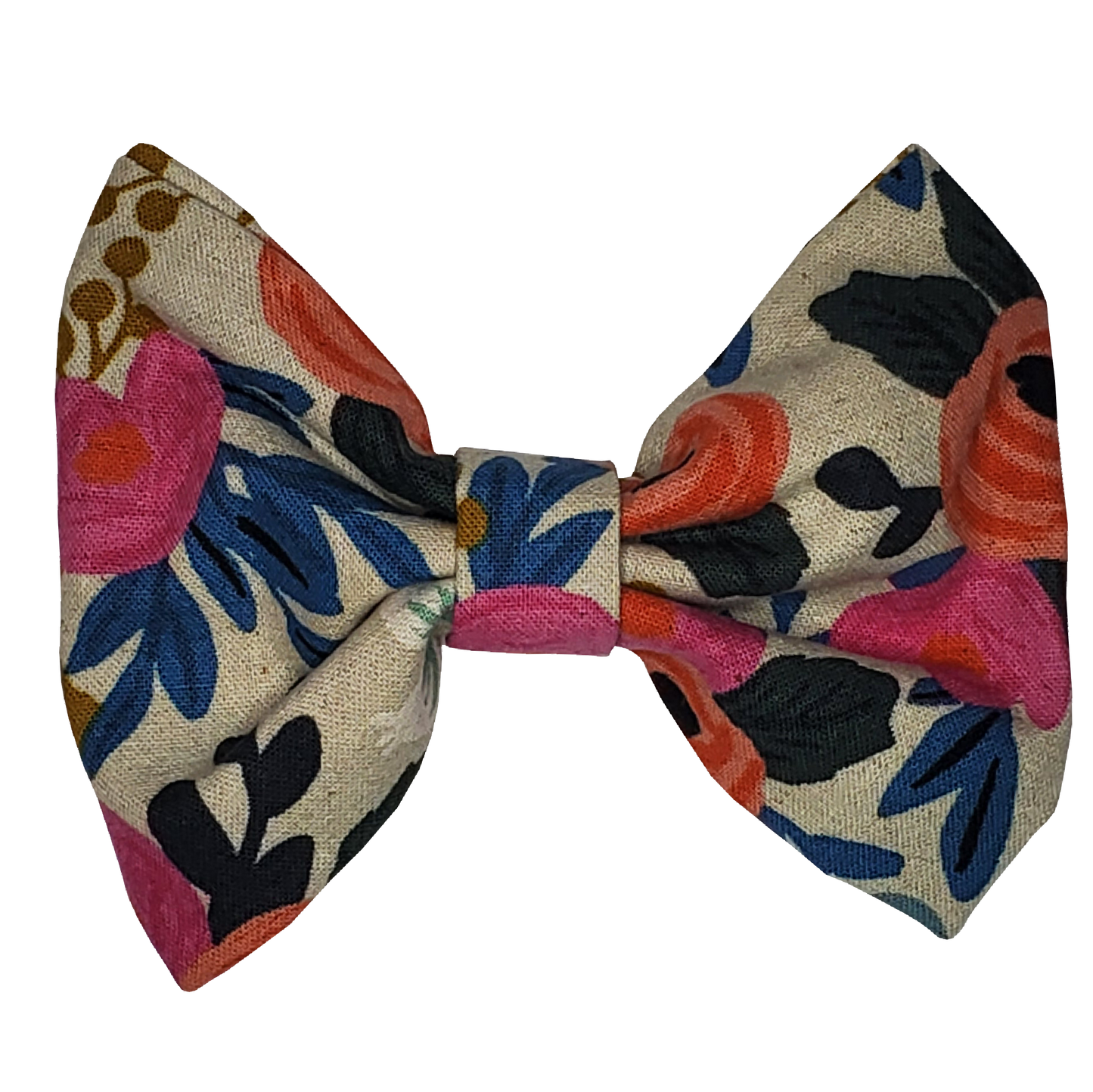 Rosa Floral Dog Bow Tie - Size Large – Soft, durable, and designed for comfort.