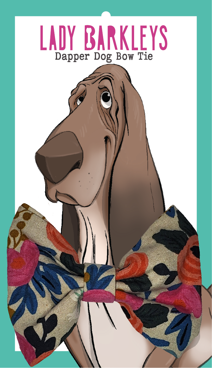 Beautiful bowtie – A must-have dog fashion accessory.