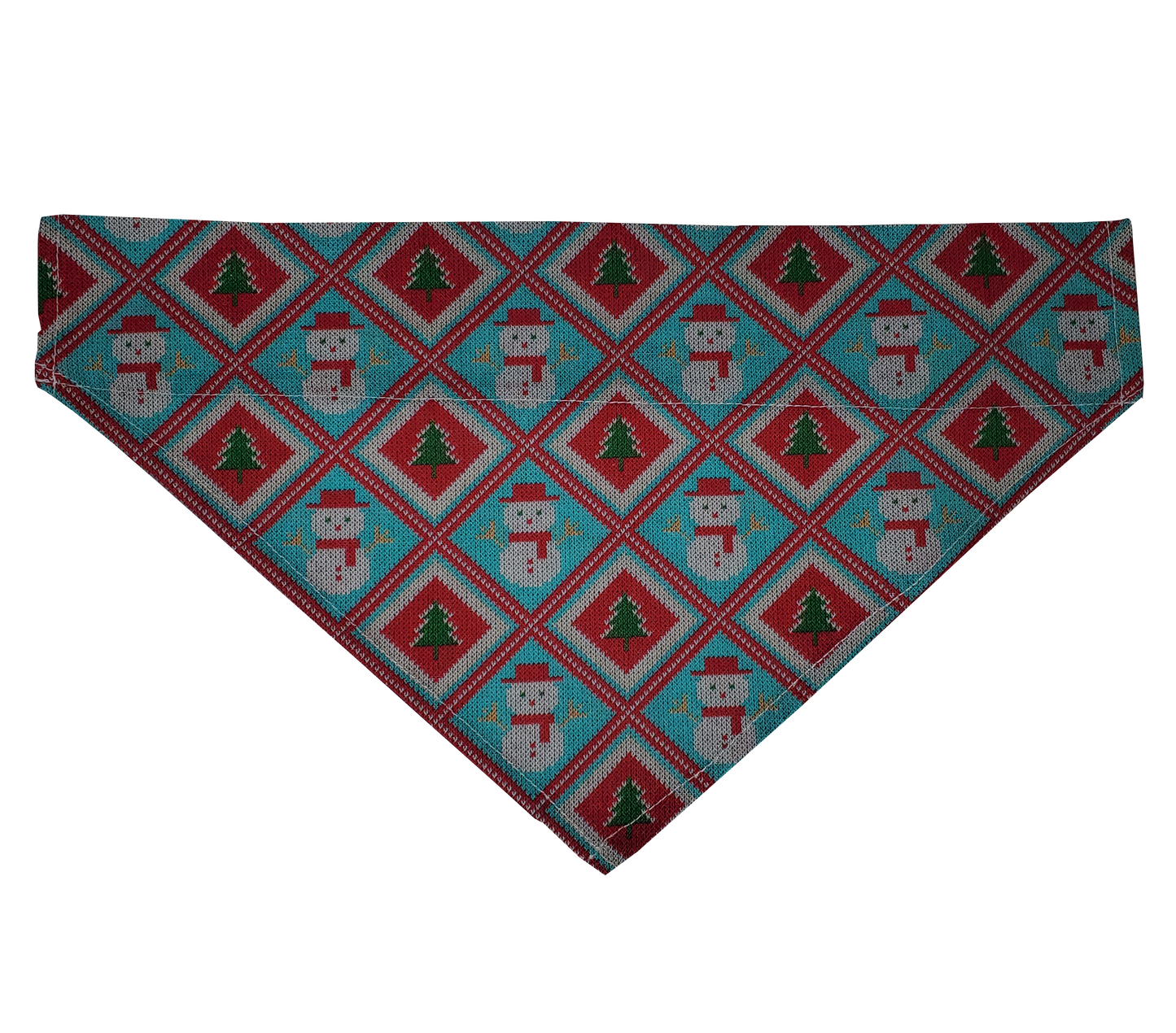 Ugly Christmas Sweater Over the Collar Dog Bandana