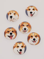 Adorable Corgi Mutt Magnet Set