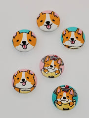 Kawaii style Corgi Mutt Magnets