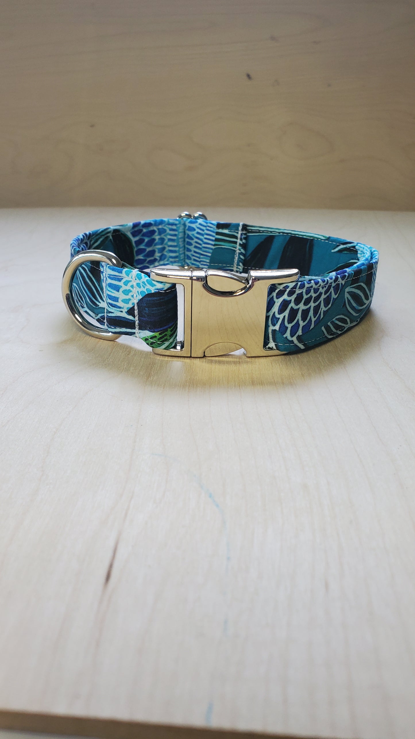 Australian Banksia Fabric Dog Collar