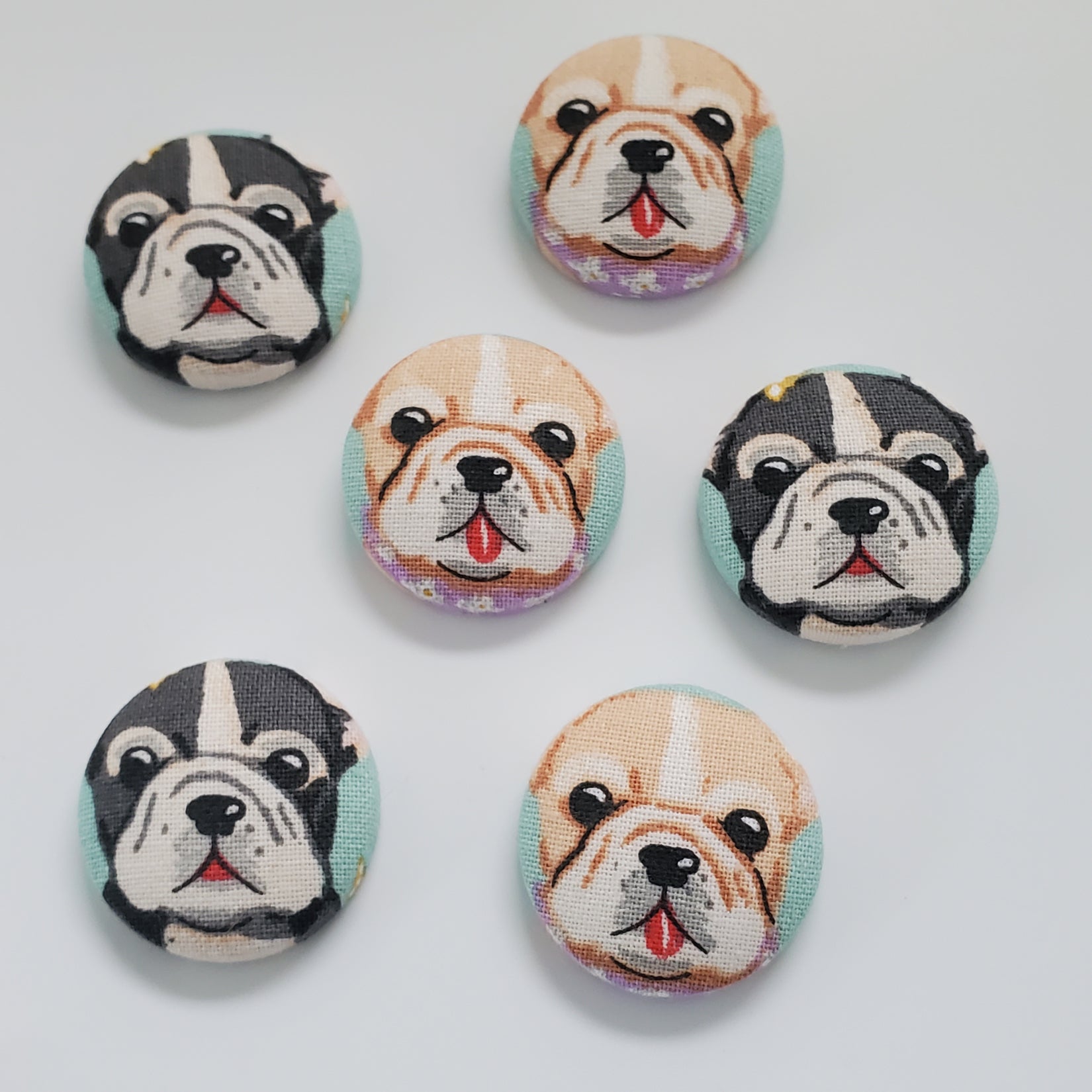 Frenchie Love Mutt Magnet Set