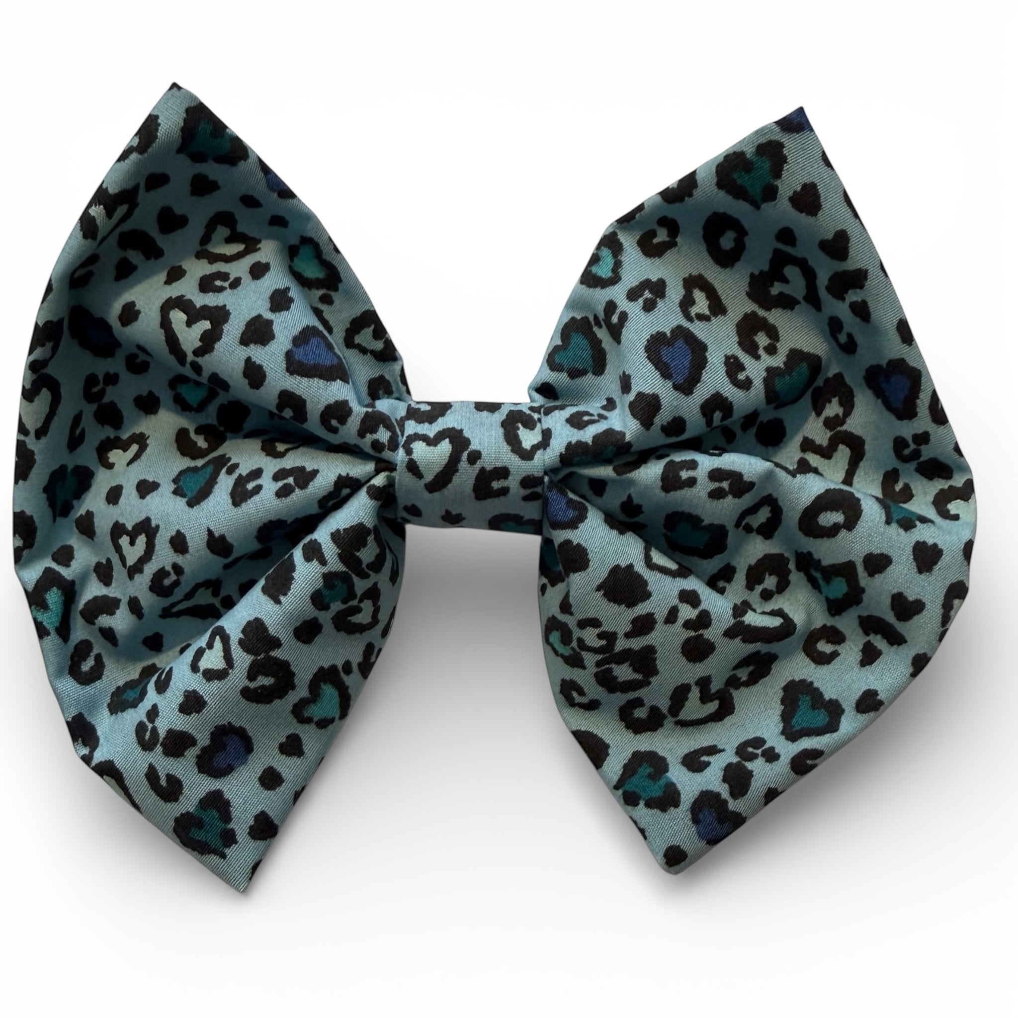 Large Cheetah Dapper Dog Bow Tie