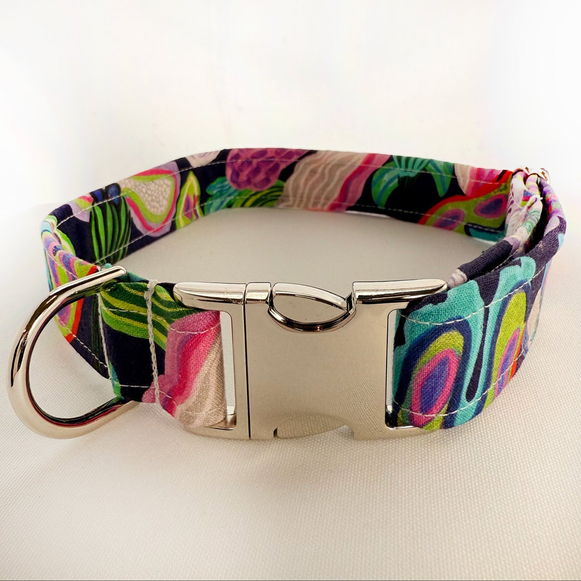 Australian Purple Floral Dog Collar