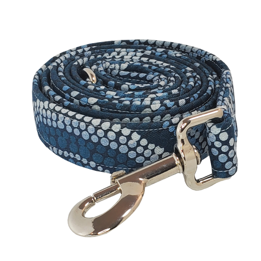 Blue Dot Australian Fabric Dog Leash