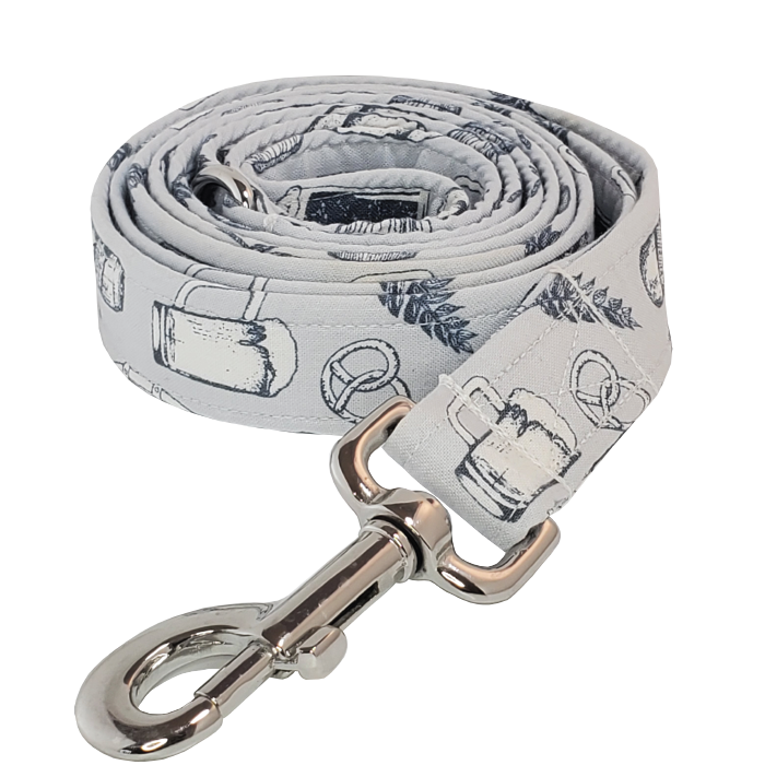 Craft Beer Dog Leash - High-quality handmade dog leash from Lady Barkleys.