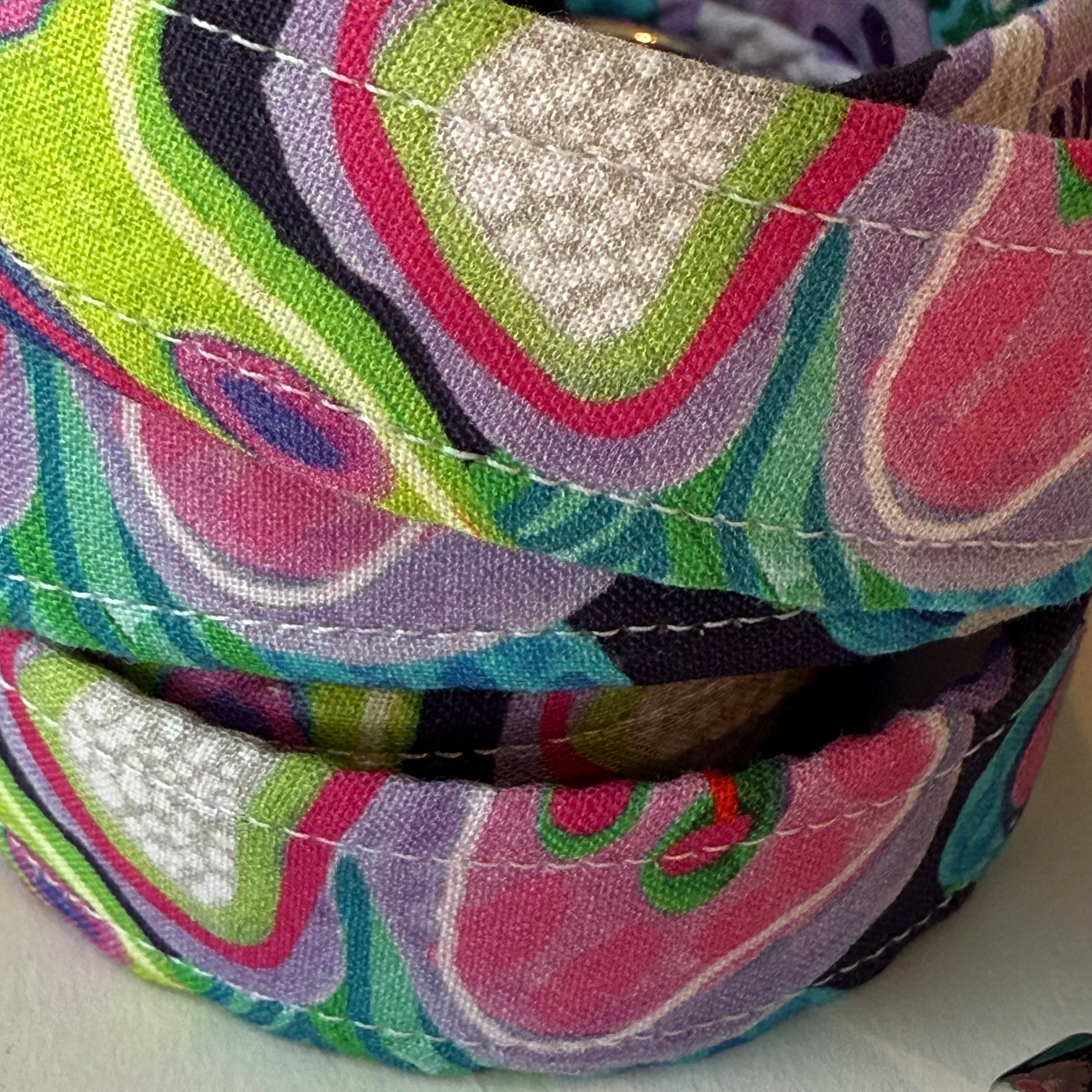 Australian purple floral Dog Leash