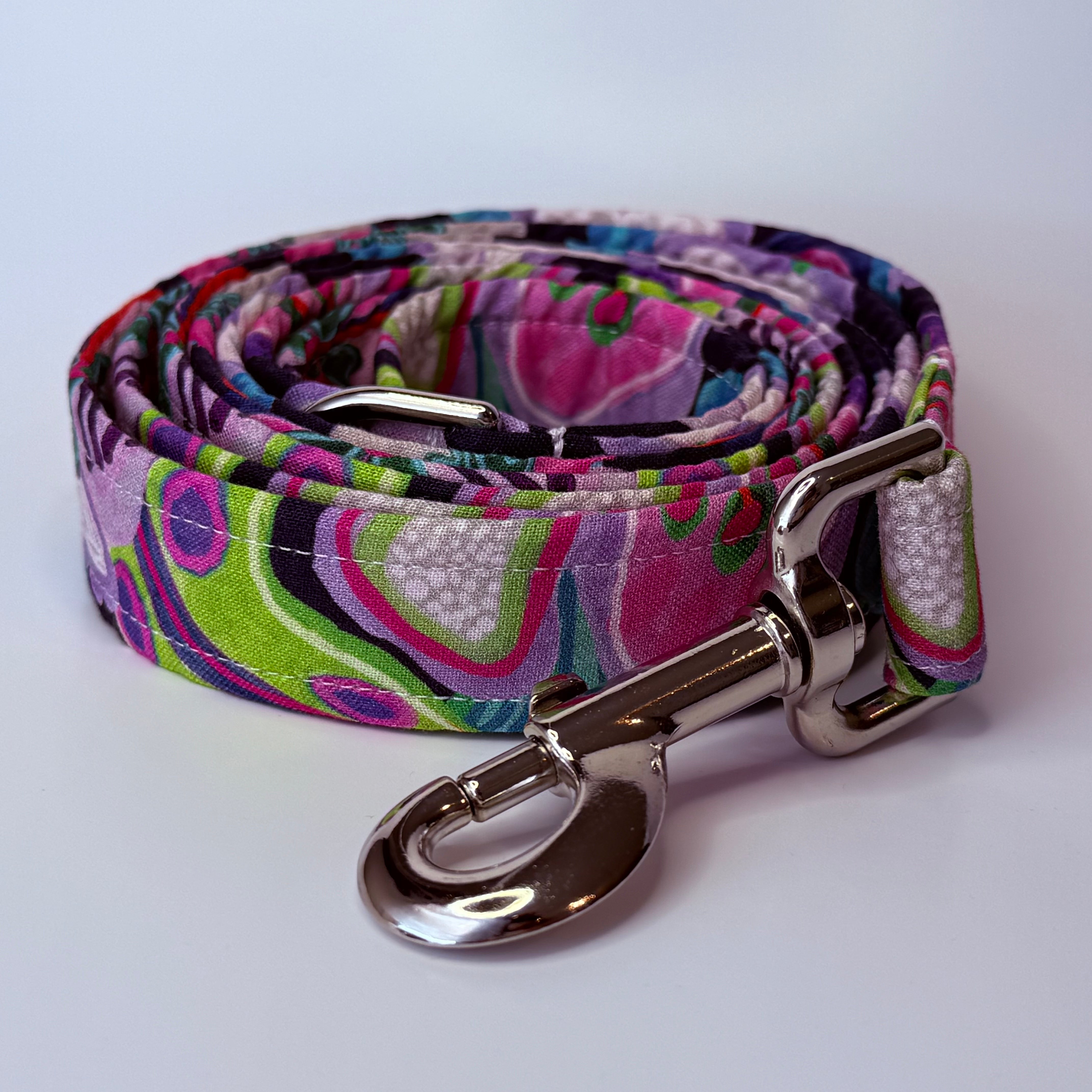 Australian purple floral Dog Leash