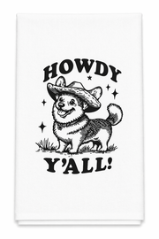Howdy Y'all Tea Towel