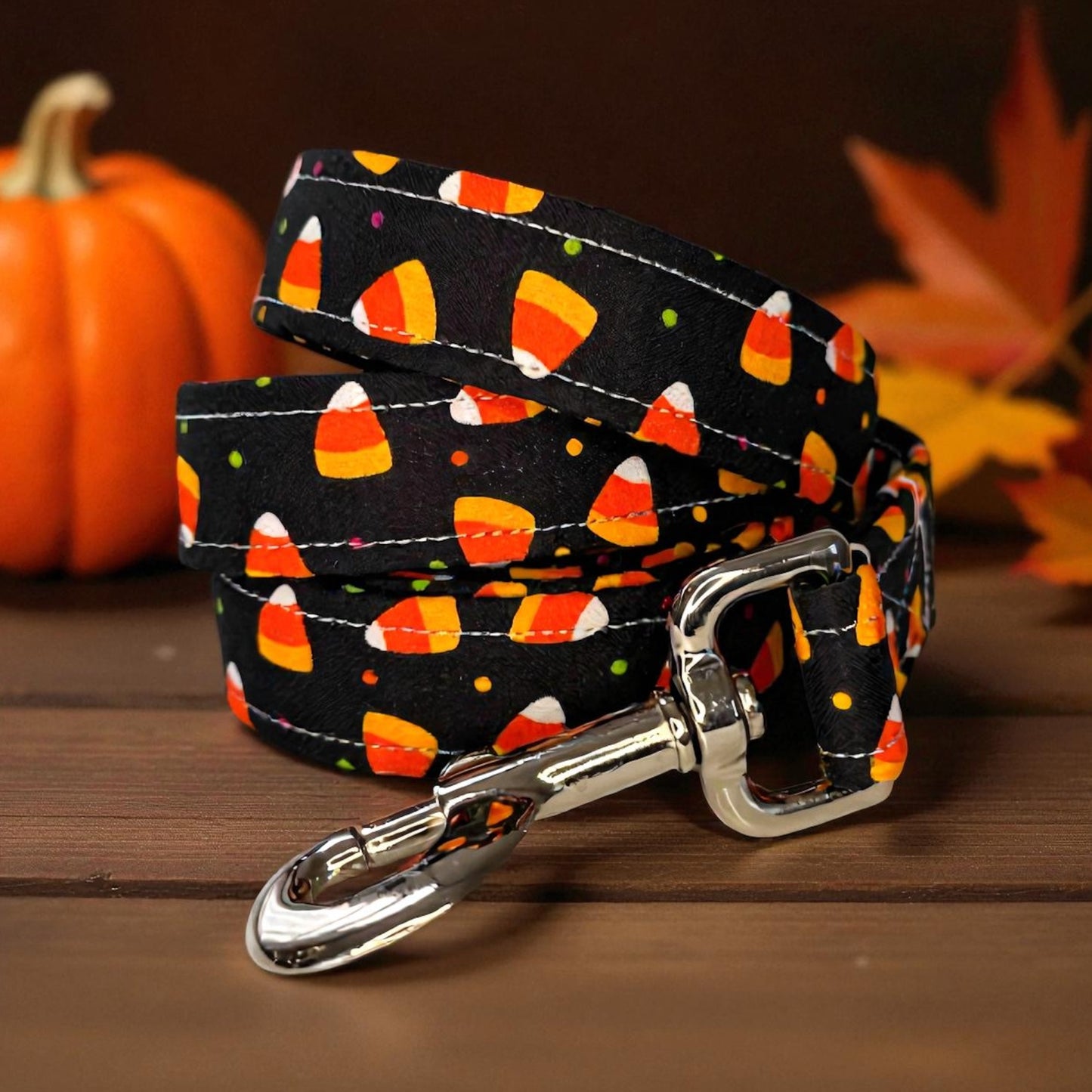 Candy Corn Dog Leash