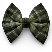 Large Sage Green Dapper Dog Bow Tie
