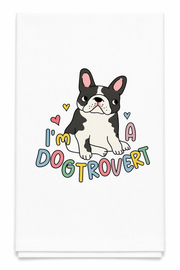 I'm a Dogtrovert Tea Towel