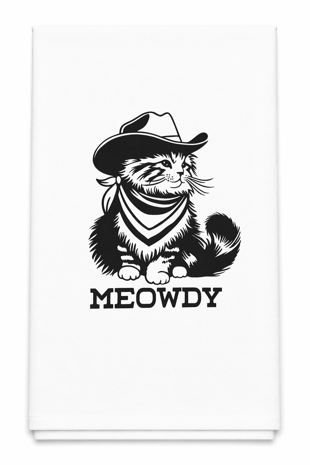 Meowdy Tea Towel