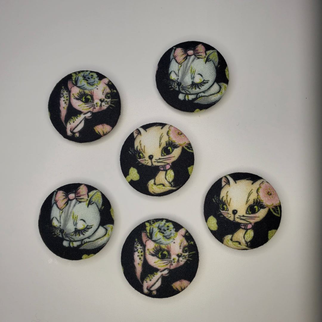 Rockabilly Meow Magnet Set