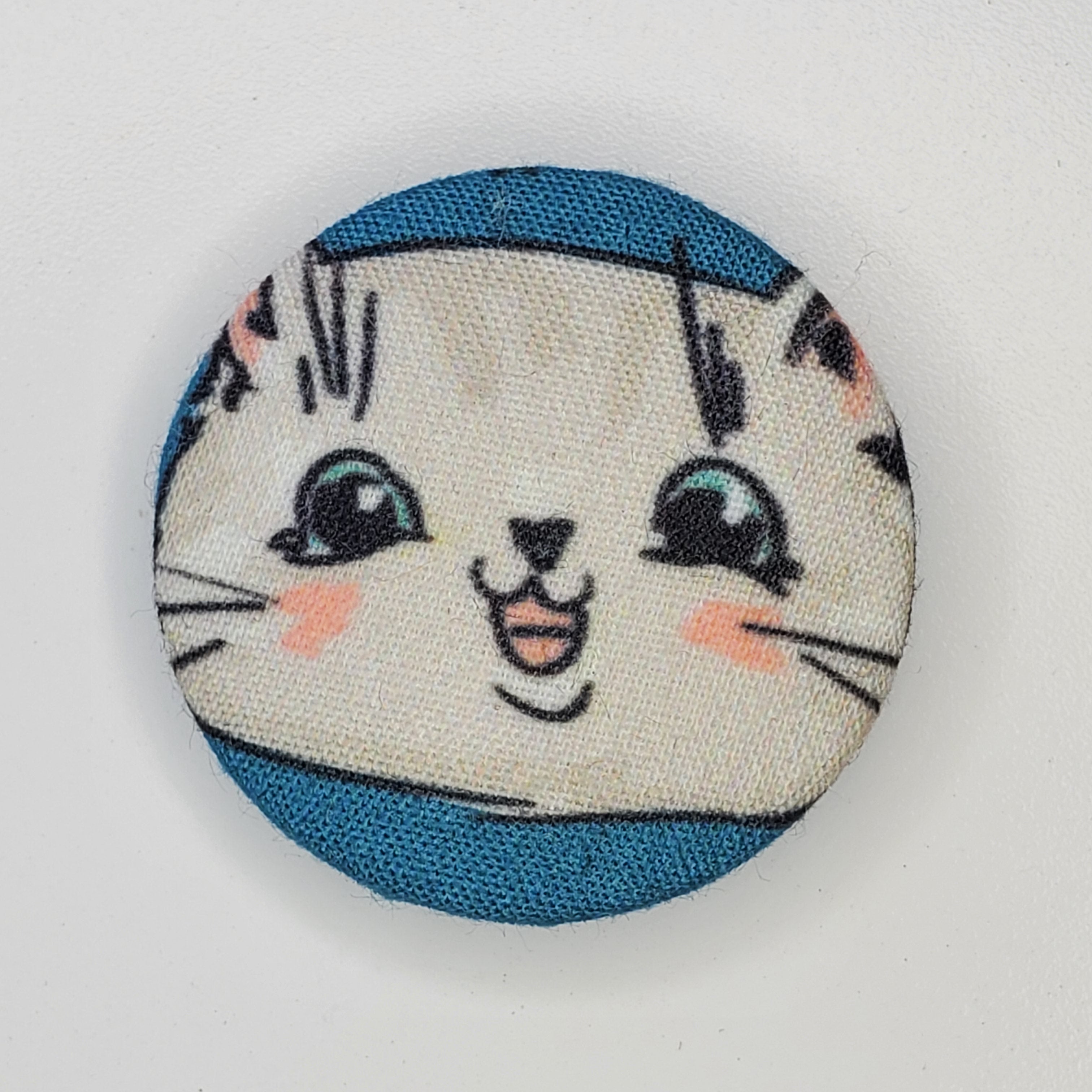Blue Cat Meow Magnet Set