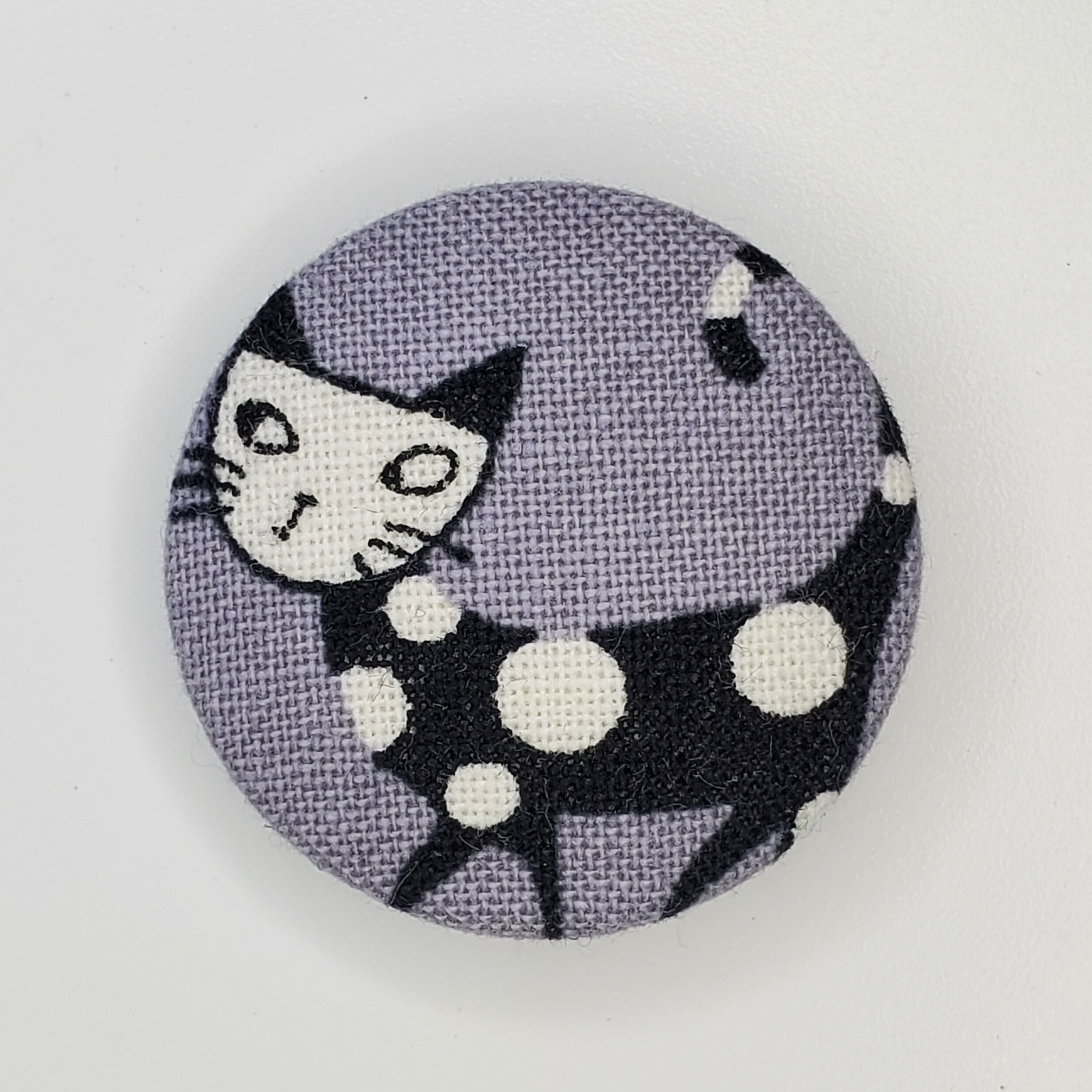 Grey Japanese Meow Magnet Set
