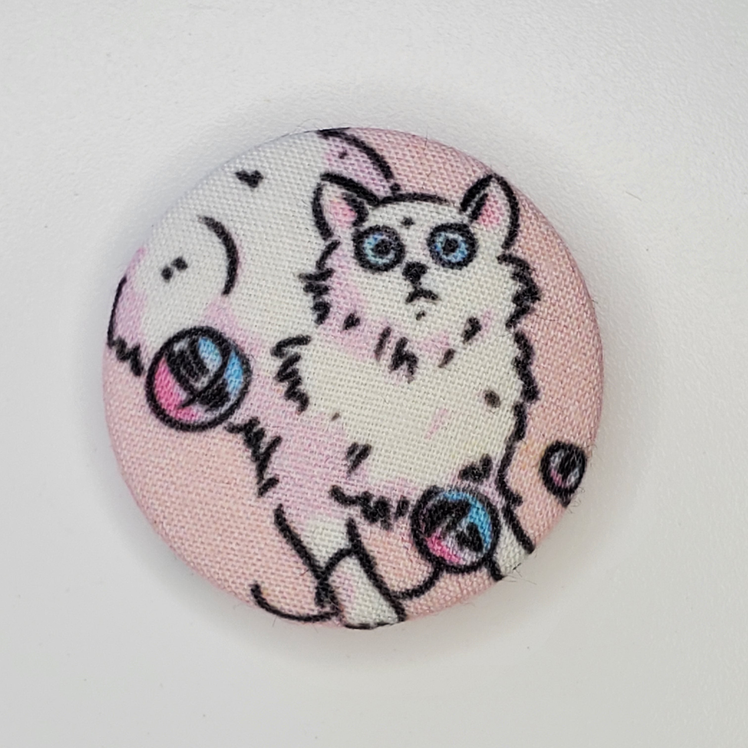 Pink Playful Meow Magnet Set