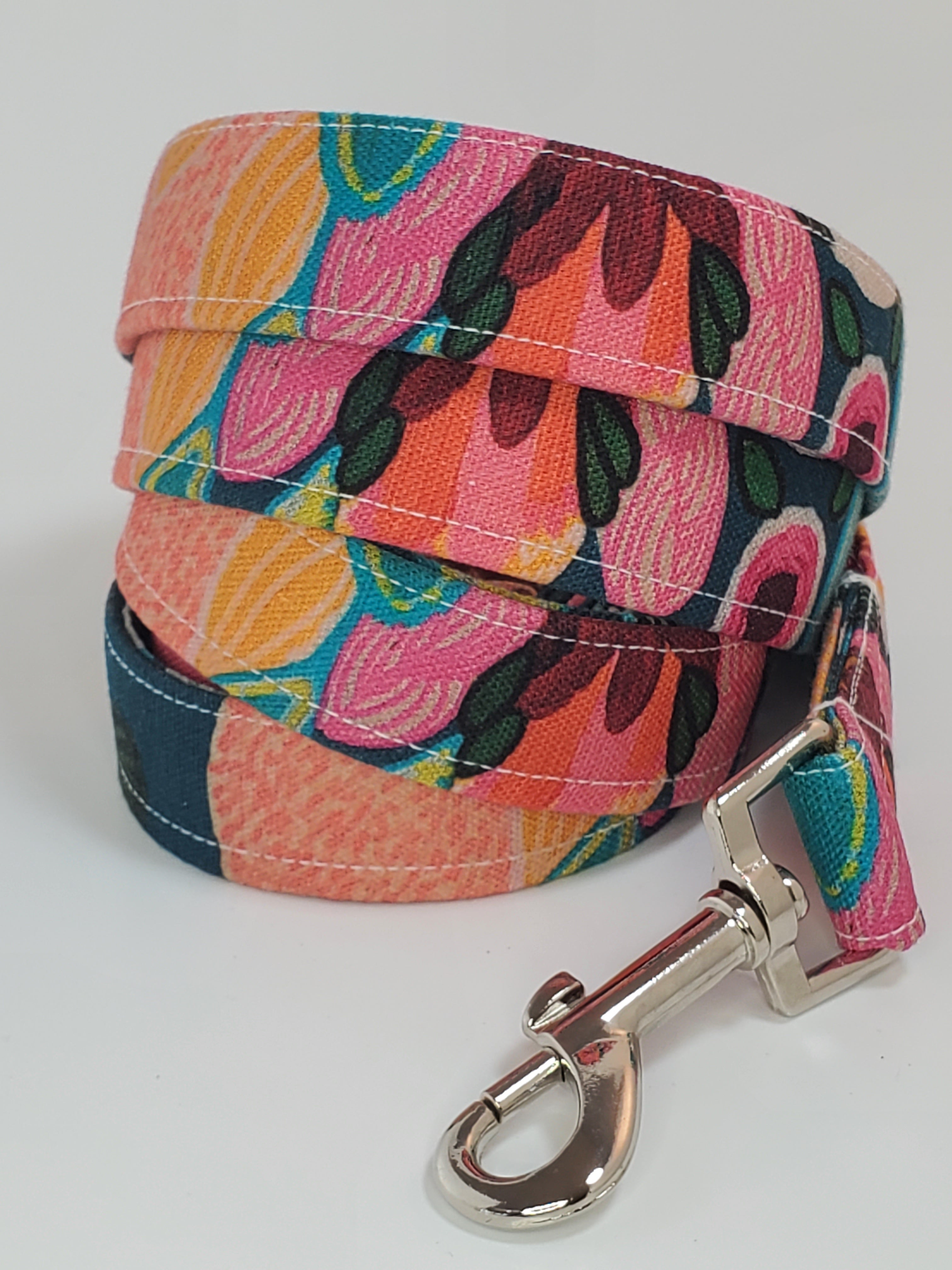 High-quality handmade dog leash from Lady Barkleys.