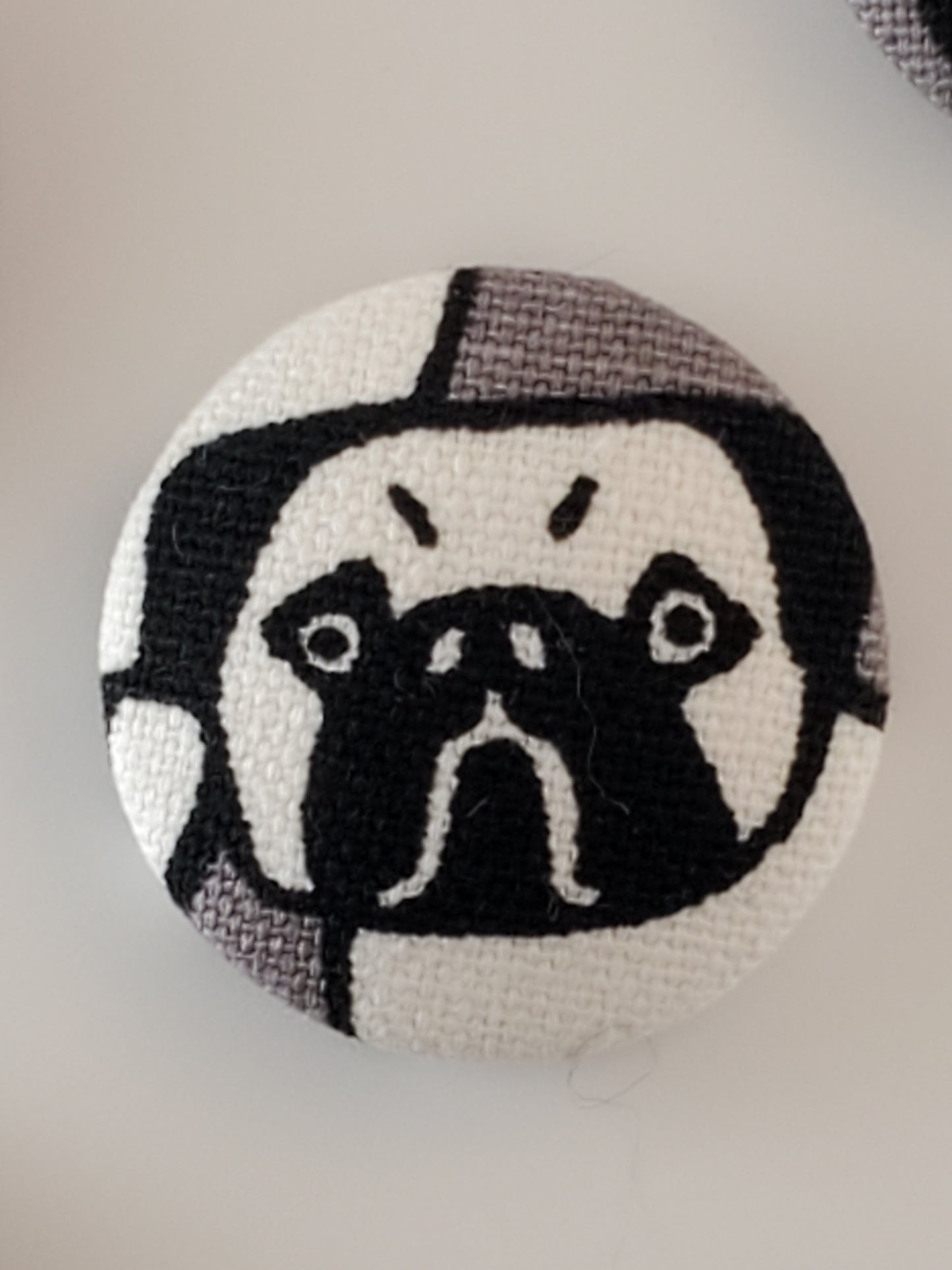 Black and White Dog Magnets