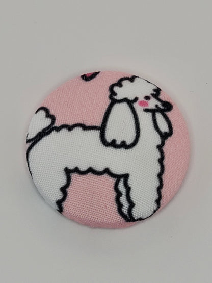 Fluffy Poodle Mutt Magnets