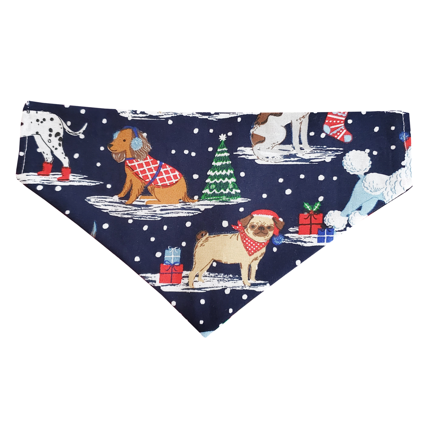 Holiday Dogs Over the Collar Bandana