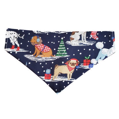 Holiday Dogs Over the Collar Bandana