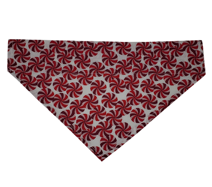 Peppermint Candy Over the Collar Dog Bandana