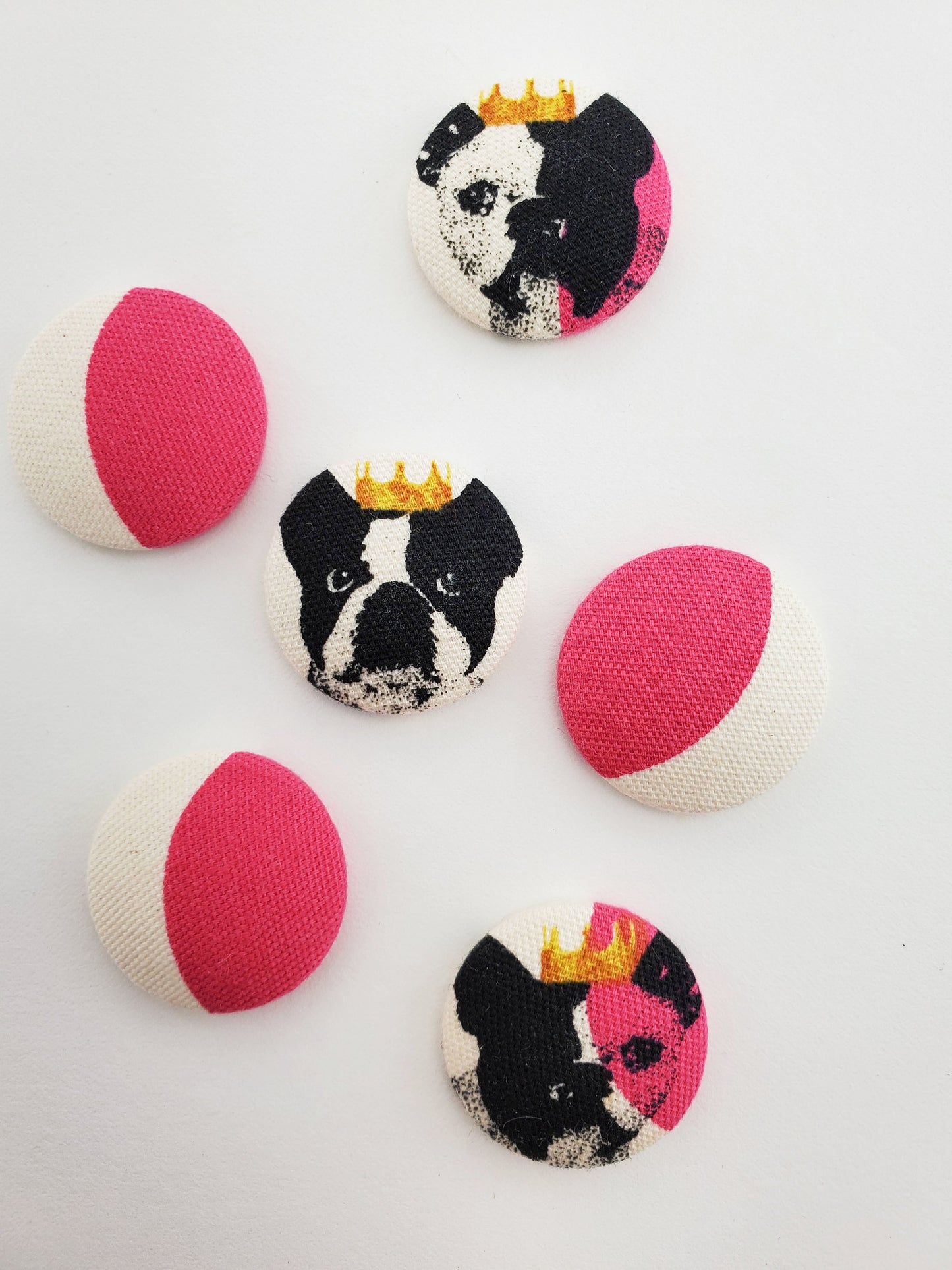 Queen Frenchy Dog Magnets