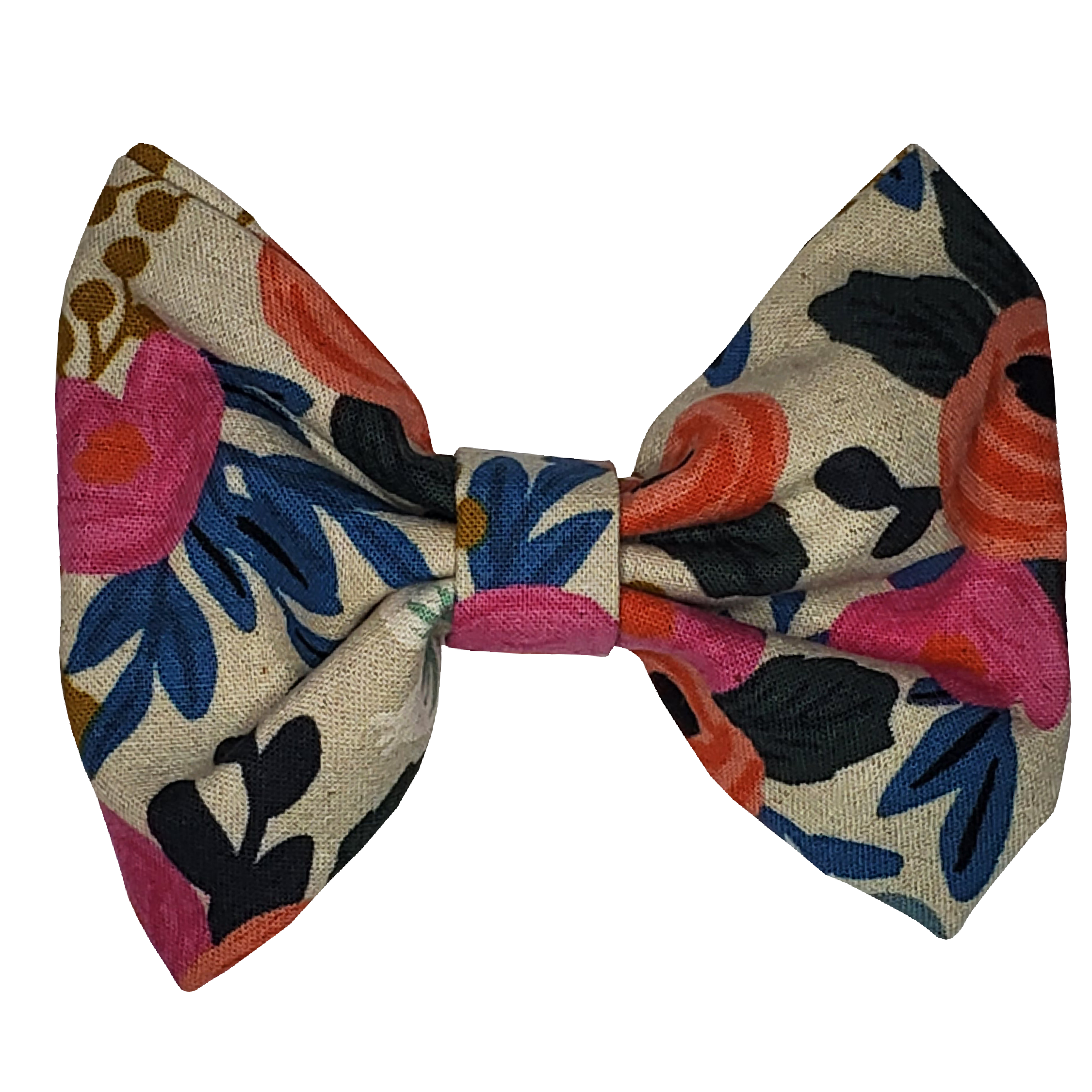 Rosa Floral Dog Bow Tie - Size Large – Soft, durable, and designed for comfort.